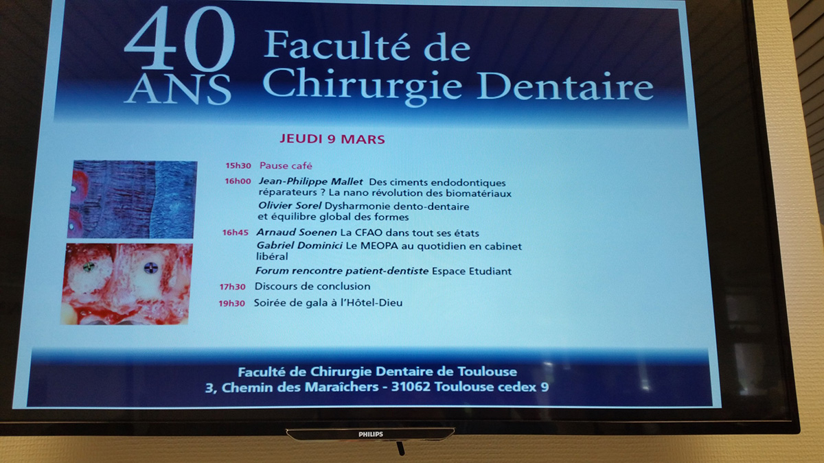 40 ans Faculté de Chirurgie Dentaire de Toulouse